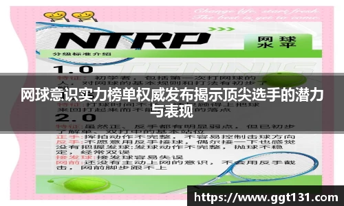 网球意识实力榜单权威发布揭示顶尖选手的潜力与表现